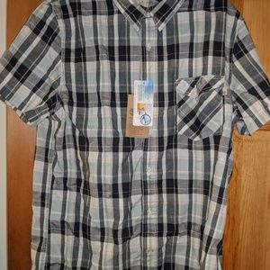 Timberland short sleeve button down summer NWT!